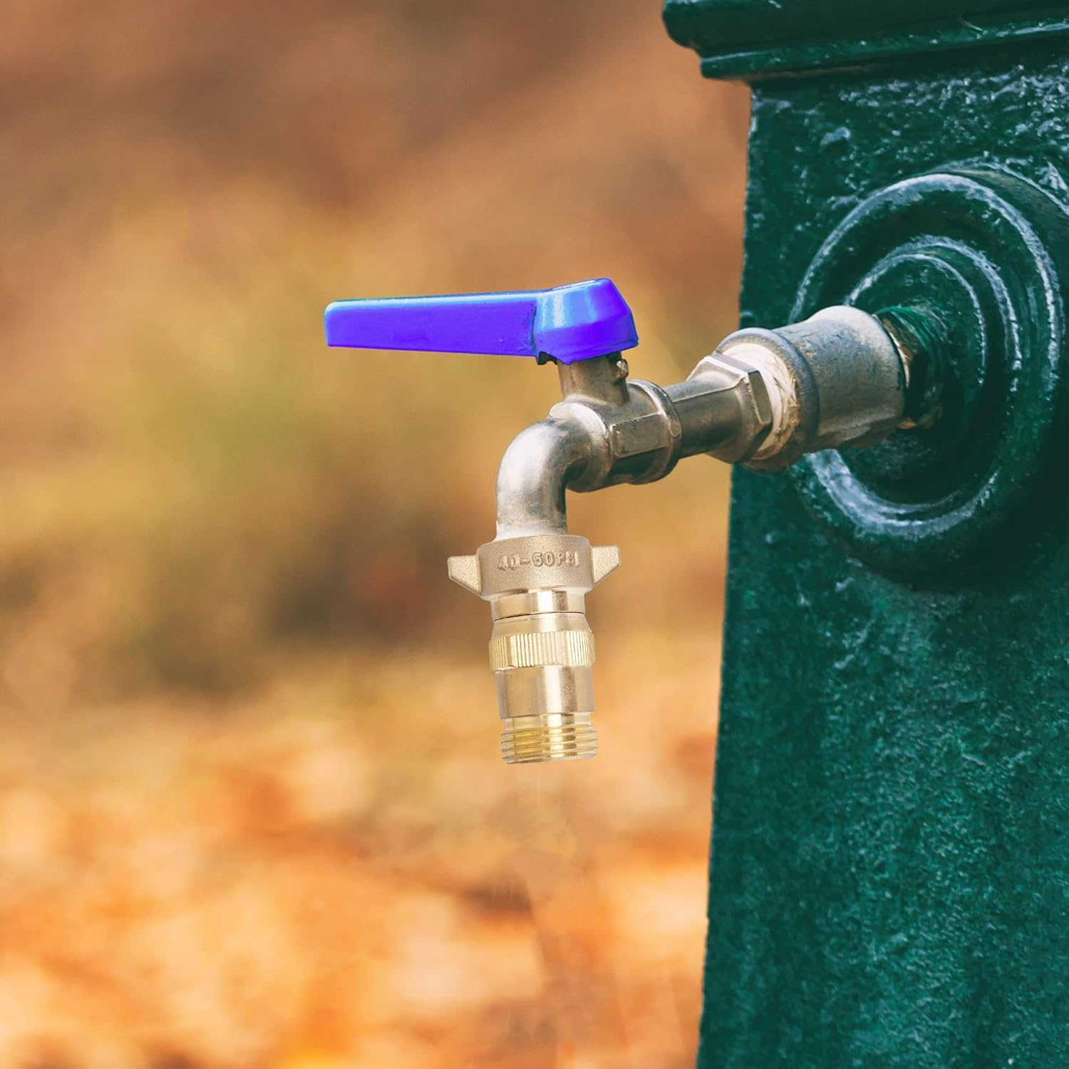 Hourleey Brass RV Water Pressure Regulator, Lead Free, Water Regulator for RV Camper with Filter Screen, Protector for Campers, Travel Trailers, RV Plumbing System, 40-50 PSI image number 3