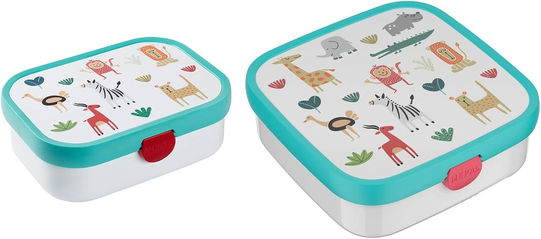 Mepal - Lunch Box Campus - Bento Lunch Box for Children - Lunch Box with Bento Compartment & Fork - Lunch Box with Clip Closure - Bpa-Free & Dishwasher Safe - 750 Ml - Frozen 2