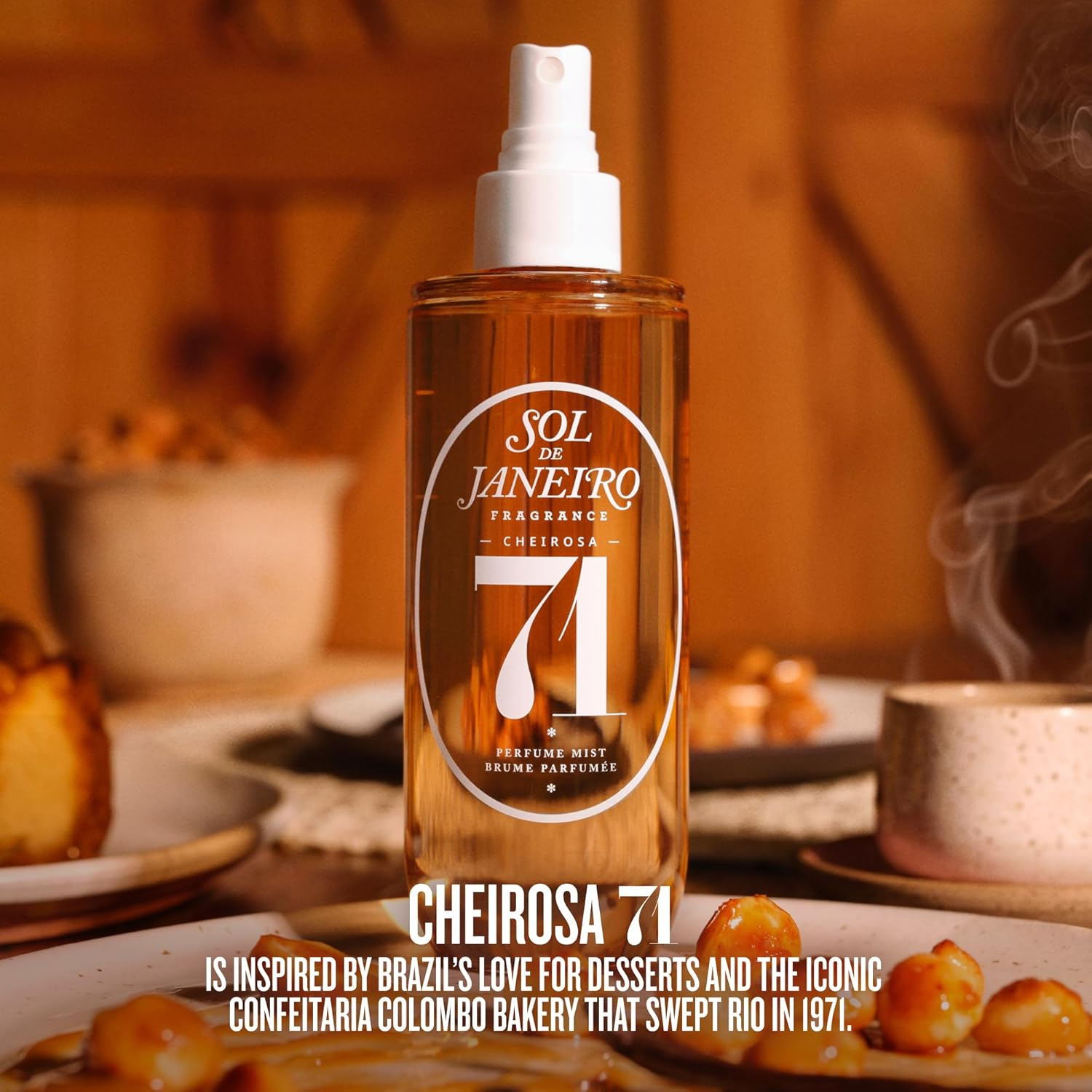 Brazilian Crush Cheirosa 71 - Caramelized Vanilla and Macadamia by Sol De Janeiro for Unisex - 3 Oz Body Mist image number 2