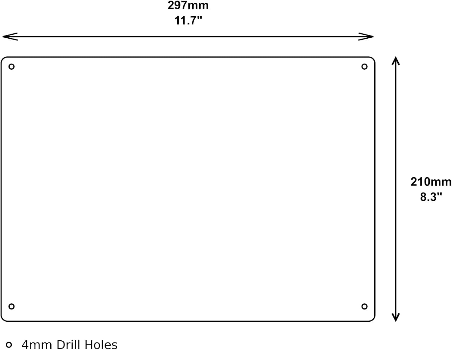 Private Parking - No Unauthorised Vehicles, Residential Car Park / Staff Car Parking Bays, Sign / Notice, A4 Size, Exterior Use Sign (Black) image number 3