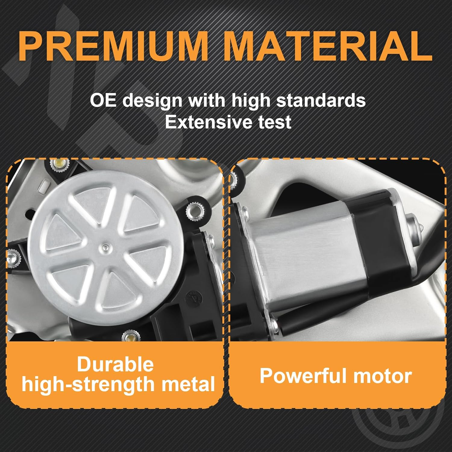 Front Passenger Side Power Window Regulator with Motor Assembly Replacement for Jeep Liberty KJ 2002 2003 2004 2005 2006, Right, 741-527 image number 1