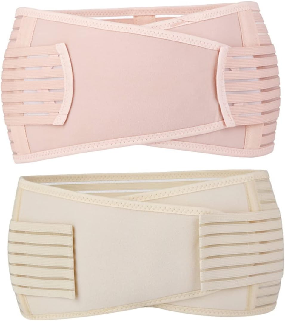 Adjustable Hip Slimming Brace for Postpartum Support Belt for Women Skin Color Beige Comfortable Breathable Design