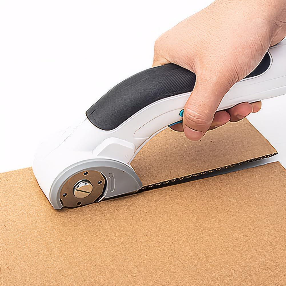 Cordless Electric Scissors,3.6V USB Rechargeable for Sewing, PVC, Leather, Fabric，Cutting Tool for Fabric,