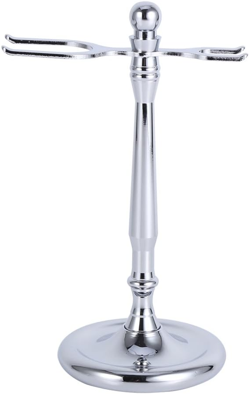 Shaving Tool Stand Razor Brushes Holder Rack Frame Alloy Fashionable 2# image number 3