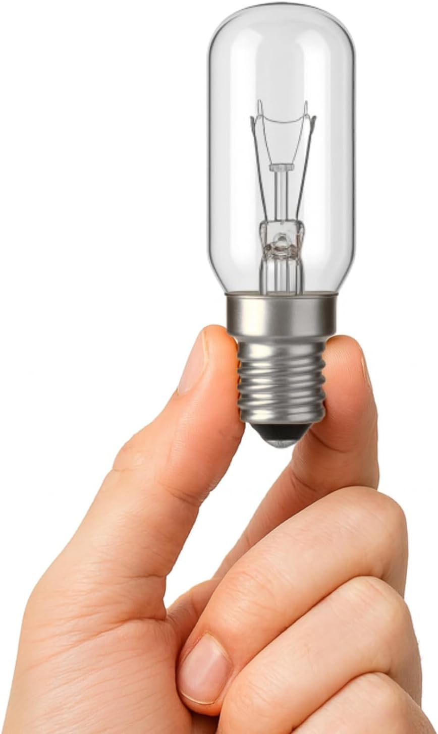 Genie 40 W Cooker-Hood Bulb (E14, T25, 2-Pack) - Dimmable, 2700 K Warm White Range-Hood. image number 5