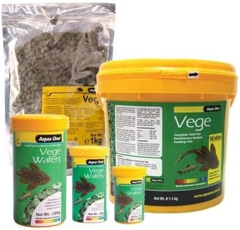Aqua One Vege Algae Wafers Fish Food 1Kg image number 4