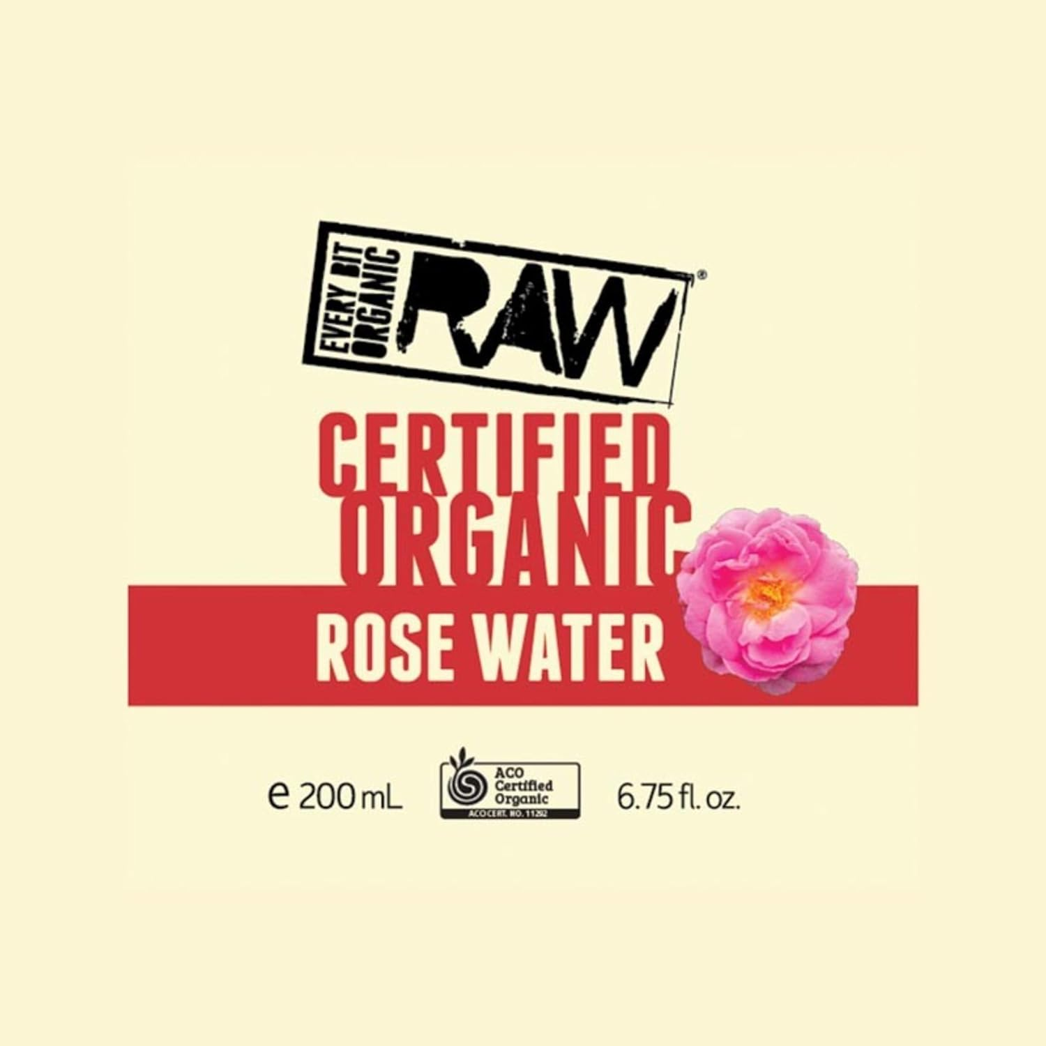 Every Bit Organic Raw Rose Water 200 Ml