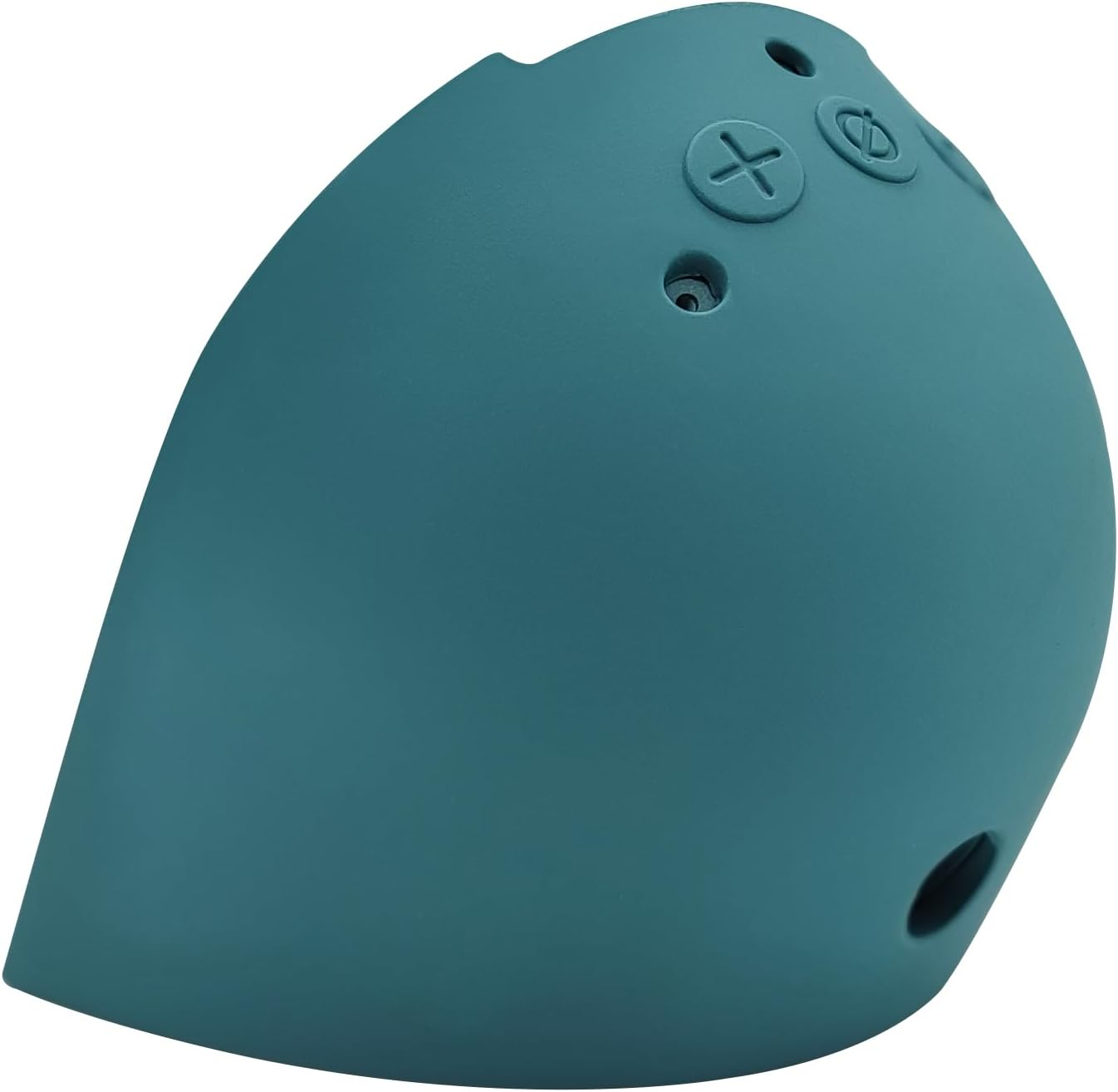 Compatible with Theamazon Echo Pop (2023 Release) Thickened Silicone Protective Cover, the Base Is More Stable, 360&deg; Protection, and a Close Fit with the Speaker Housing (Charcoal)