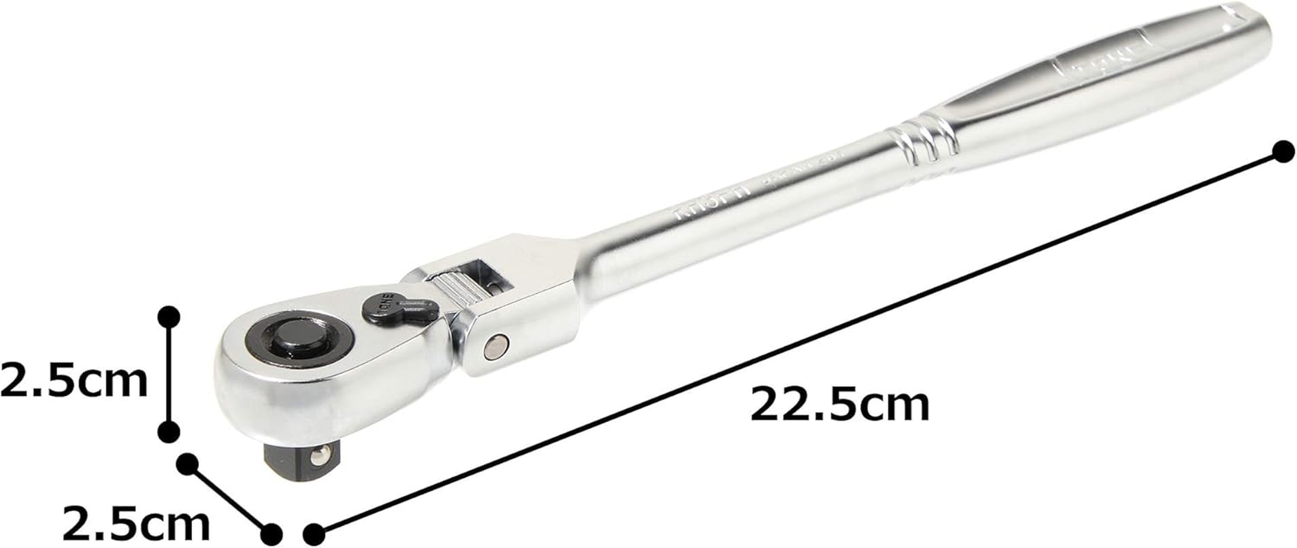 TONE RH3FH 3/8" Drive 72 Teeth Ratchet W/Flex Head image number 4