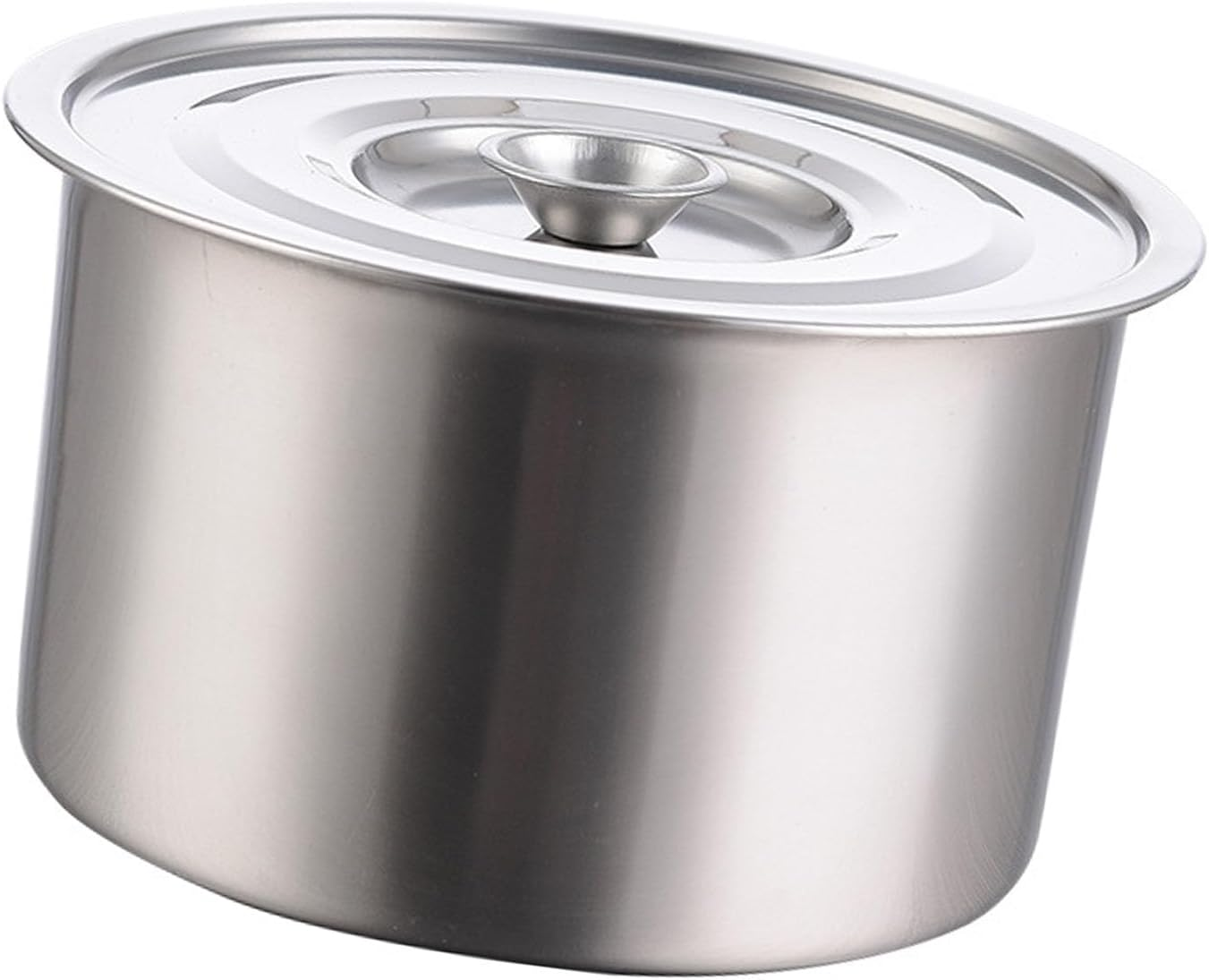 Stainless Steel Stockpot Multifunctional with Lid Soup Pot High Temperature Resistant for Seasoning Eggs (22Cm) image number 5