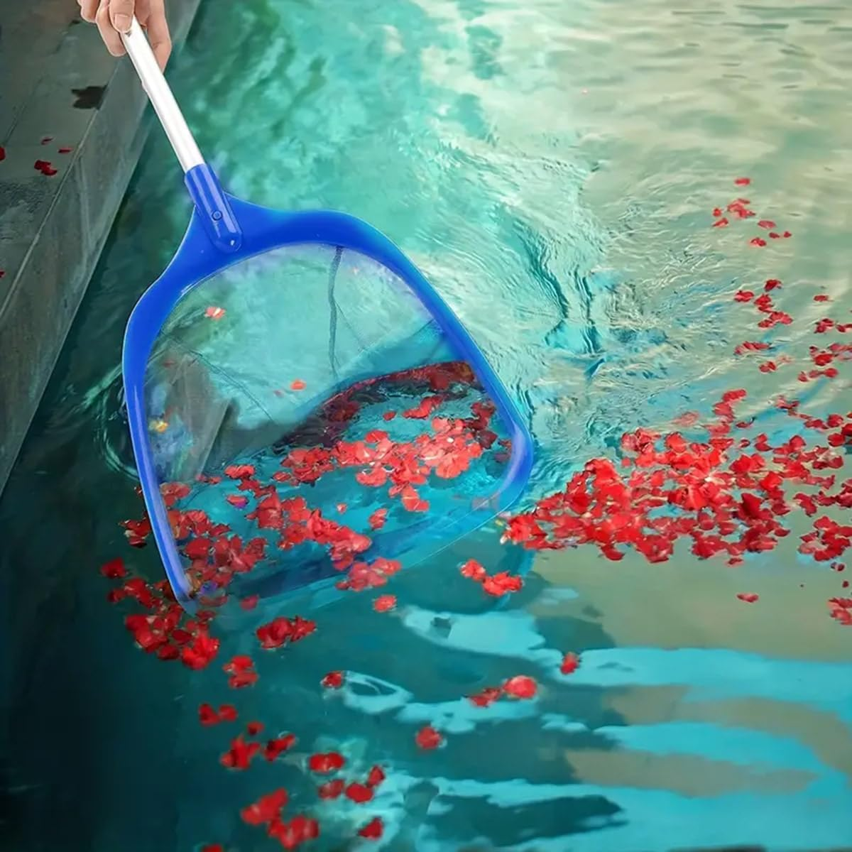 Source Manufacturers Cross-Border Support Length Requirements Various Connection Requirements Swimming Pool Cleaning Fishing Net Cover image number 3