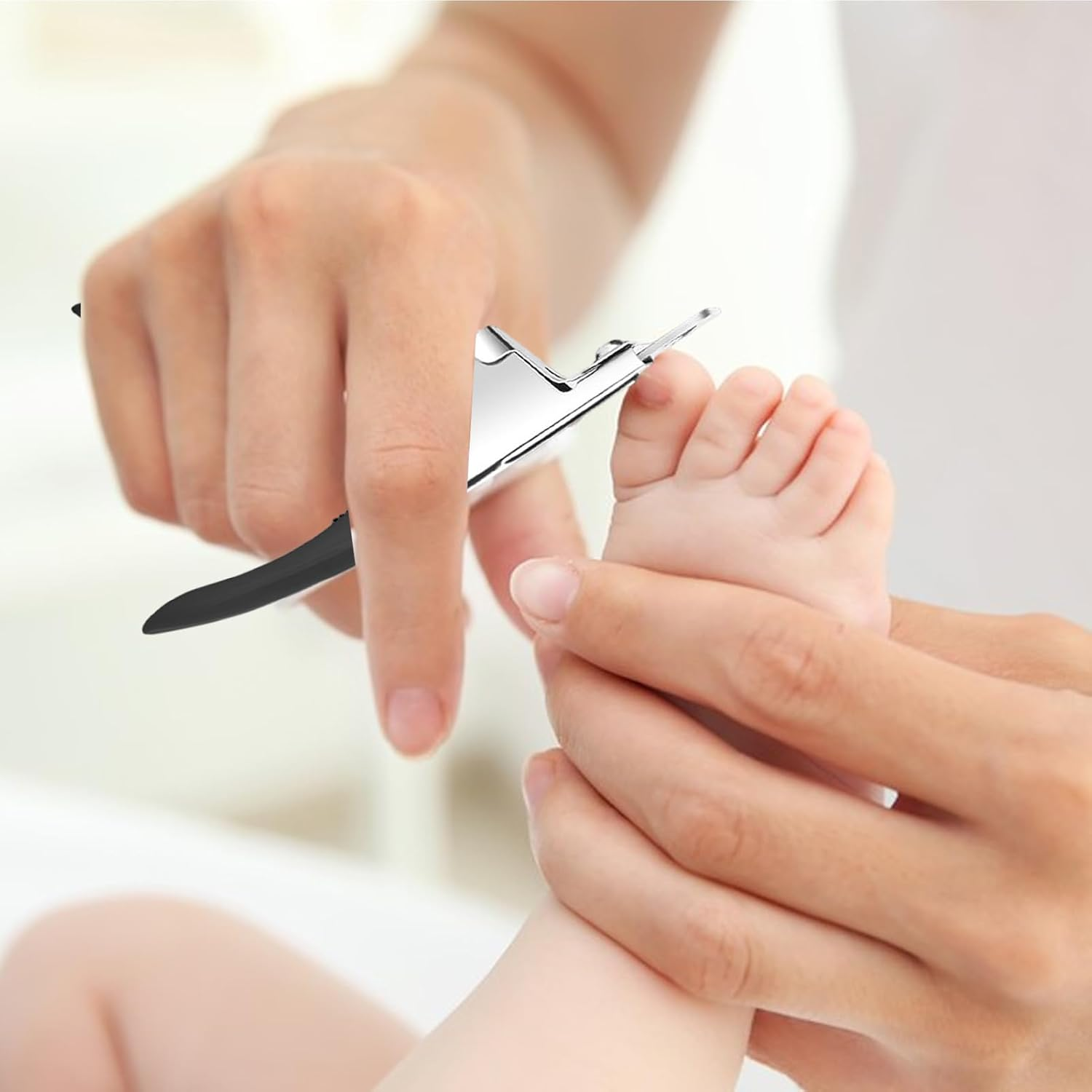 Fake Nail Cutter - Fingernail Trimmer for Home,Fingernail Clippers Cutter for Fake Acrylic Tips, Type U Stainless Nail Trimmer, Manicure Tool for Salon Home image number 5