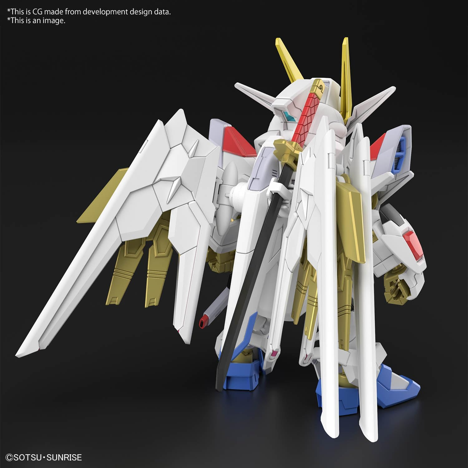 BANDAI HOBBY SD Gundam Cross Silhouette Mighty Strike Freedom Gundam image number 4