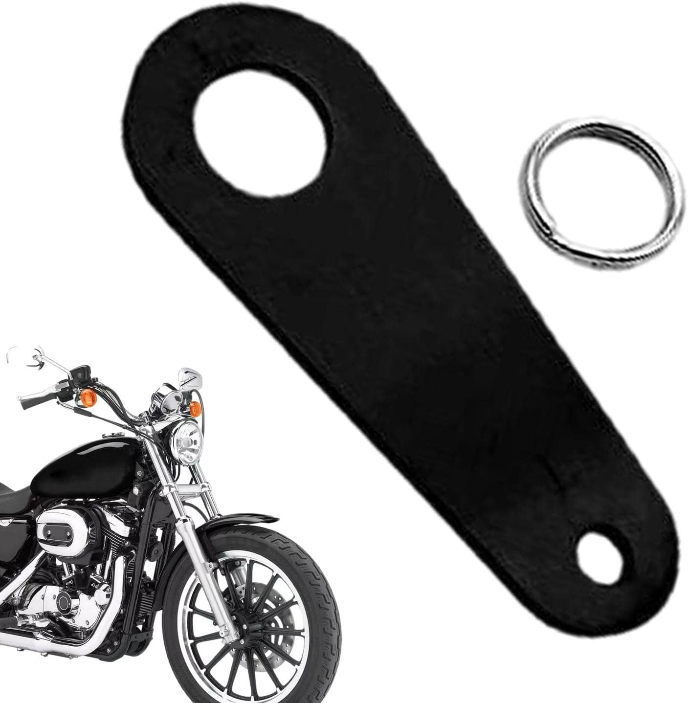 Motor Bell Hangers and Split Rings - Bells Accessory and Key Chain for Luck Motorcycle Accessories | Motorcycle Accessories Fits for Any Bells image number 5