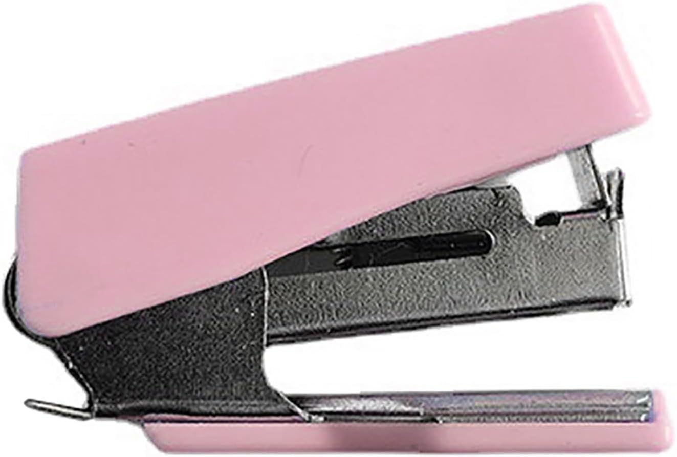 Office Desktop Stapler, Mini Stapler Set Convenient 10 Sheet Capacity Vibrant Color for Office Supplies image number 2