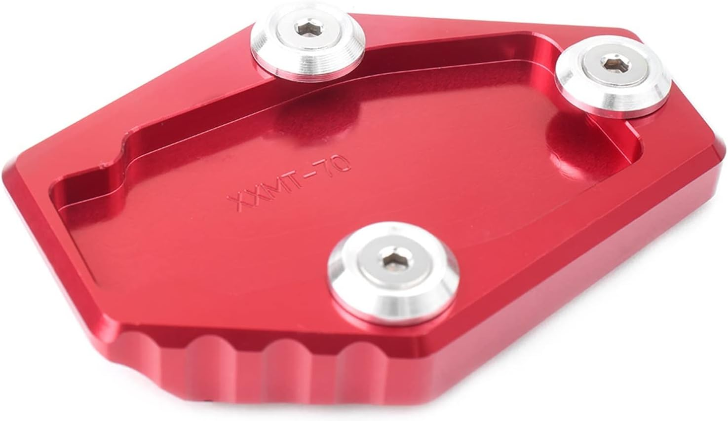 KANGYEBAIHUODIAN Kickstand Foot Side Stand Extension Pad Support Plate Fit for Ducati Monster 795/796/821/1200/1200S & Multistrada 1200/1200S All (Color : Red)