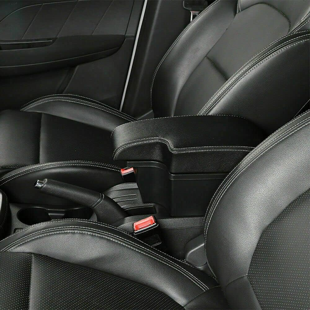 Car Armrest Console Center Large Storage Box with 3 USB Charging Port Compatible with MG ZS 2017 2018 2019 2020 2021 2022 2023 image number 2