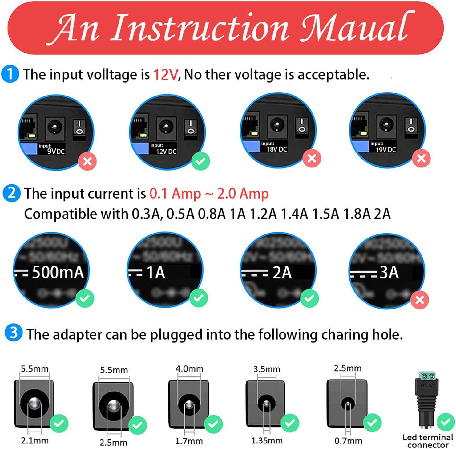 SAA Certified 12V 2A Power Supply, 12Volt 2Amp AC/DC Adapter Wall Charger for LED Strip Light, CCTV Camera, Electric Breast Pump, Router, Cable Modem, Yamaha Keyboard, Christmas Treet