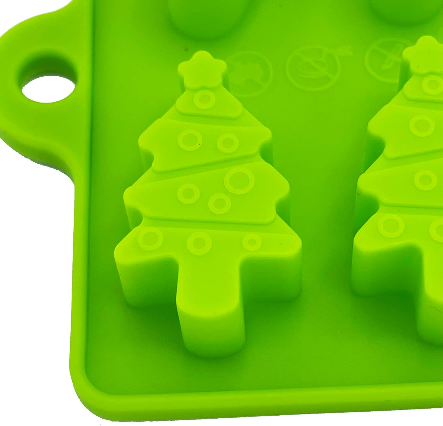 Christmas Xmas Baking Bakers Silicone Mould 12 Piece Chocolate Wax Melts Treats Jelly Ice Candy Biscuits Treats Sweets image number 1