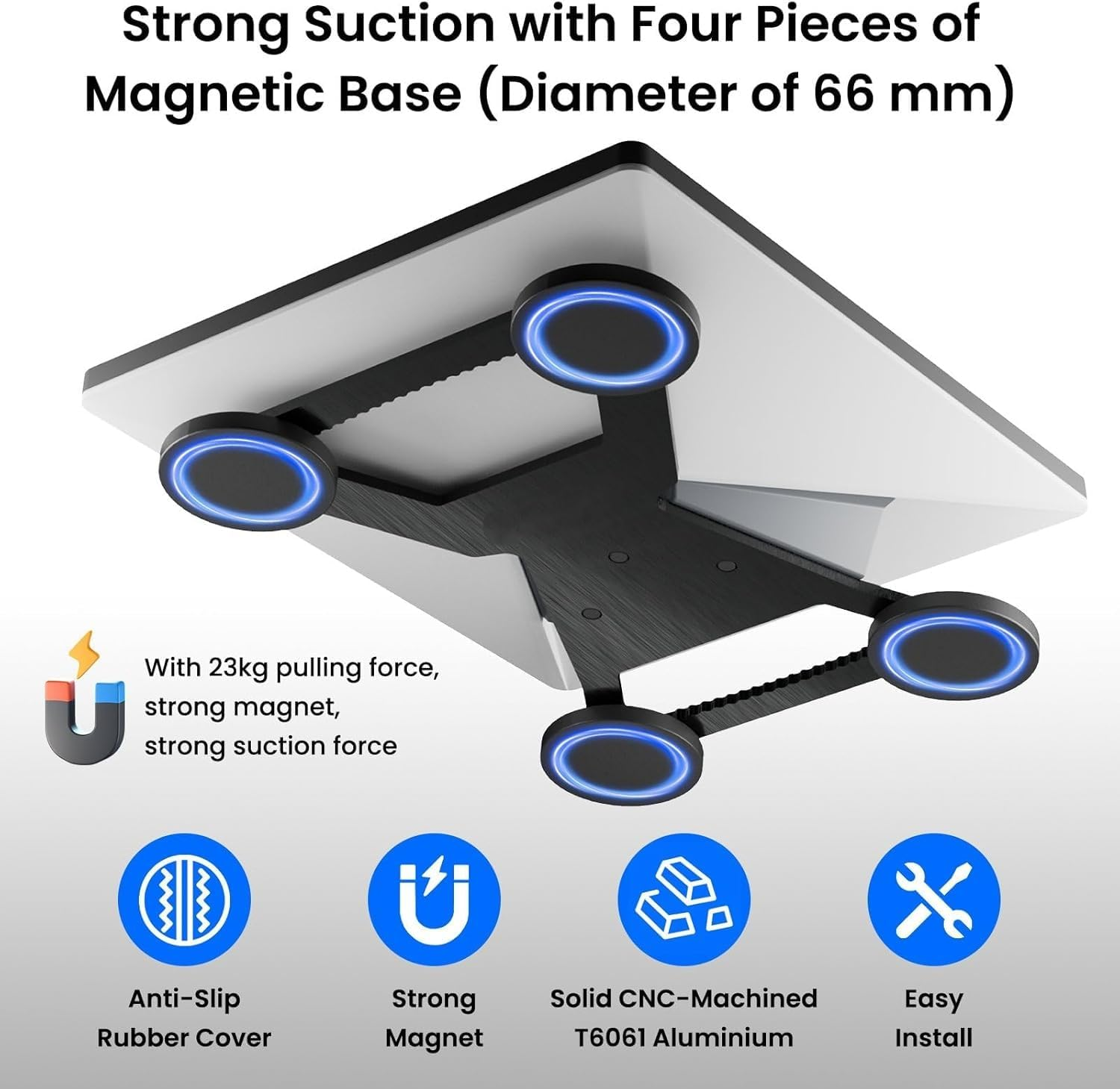 Starlink Mini Mount - Magnetic Starlink Mini Car Roof Mount for Car Mini Starlink Accessories Magnet Suction for Cars, Rvs, Boats and Metal Surface (Magnet Suction Mount) image number 3