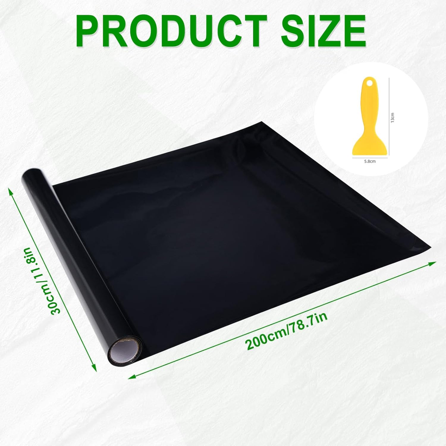 IONPSHG Black Aquarium Background Static Cling Self Adhensive Black Fish Tank Background Aquarium Backdrop Sticker Fish Tank Poster Aquarium Wallpaper for Aquarium Decoration and Fish Coloring image number 5