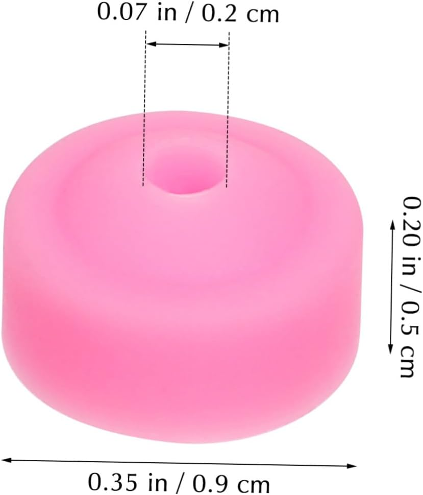 DECORNIJIA 10Pcs Nail Drill Bit Covers for Manicure Tools Protective Dust Caps for Nail Polishing Machine Heads Secure Fit Reusable image number 1