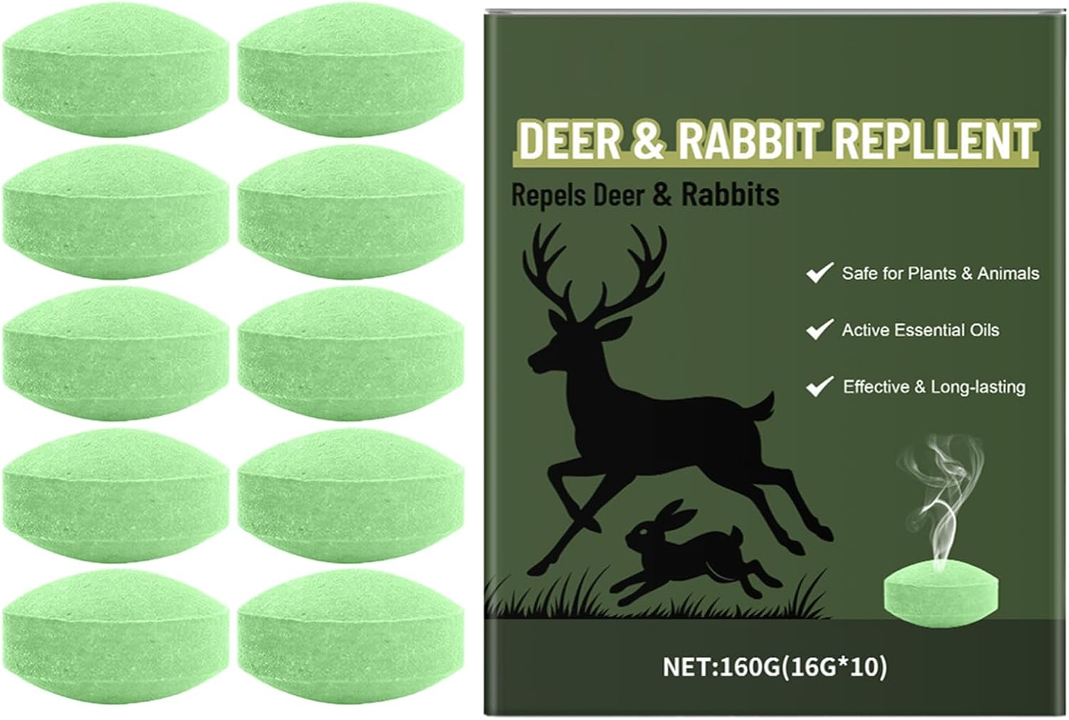 Deer Repellant for Yard - Deer Repellant Balls for Outdoor | Long-Lasting Protection Natural Peppermint Oil for Flowers Shrubs Vegetables Trees image number 6