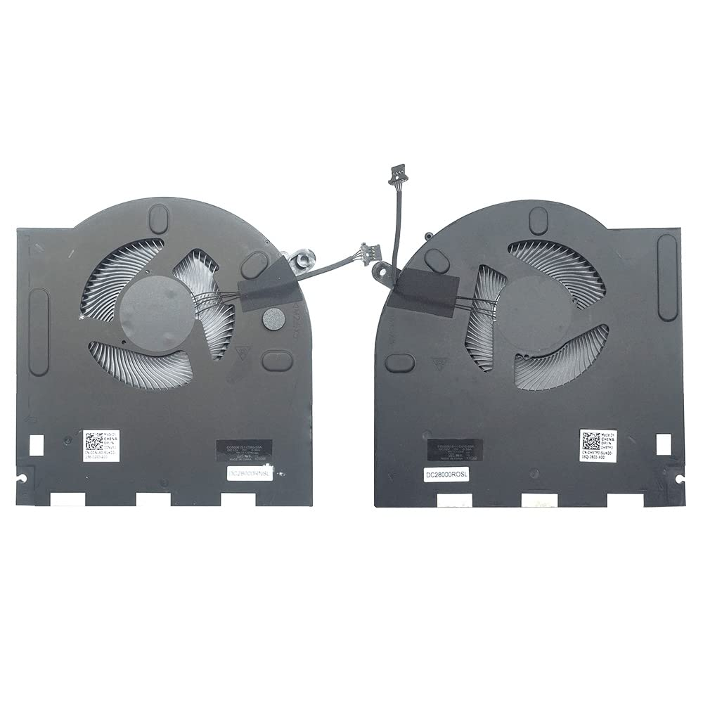 New Replacement Cooling Fans for Dell Alienware M17 R3 M17 R4 P45E Laptop 0CNV63 EG50061S1-C060-S9A 0H5TYJ EG50061S1-1C010-S9A 12V 0.38A (4-Pin 4-Wire) image number 3