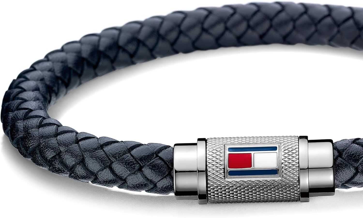 Tommy Hilfiger Jewelry 2701000 Men'S Leather Bracelet Navy Blue image number 3
