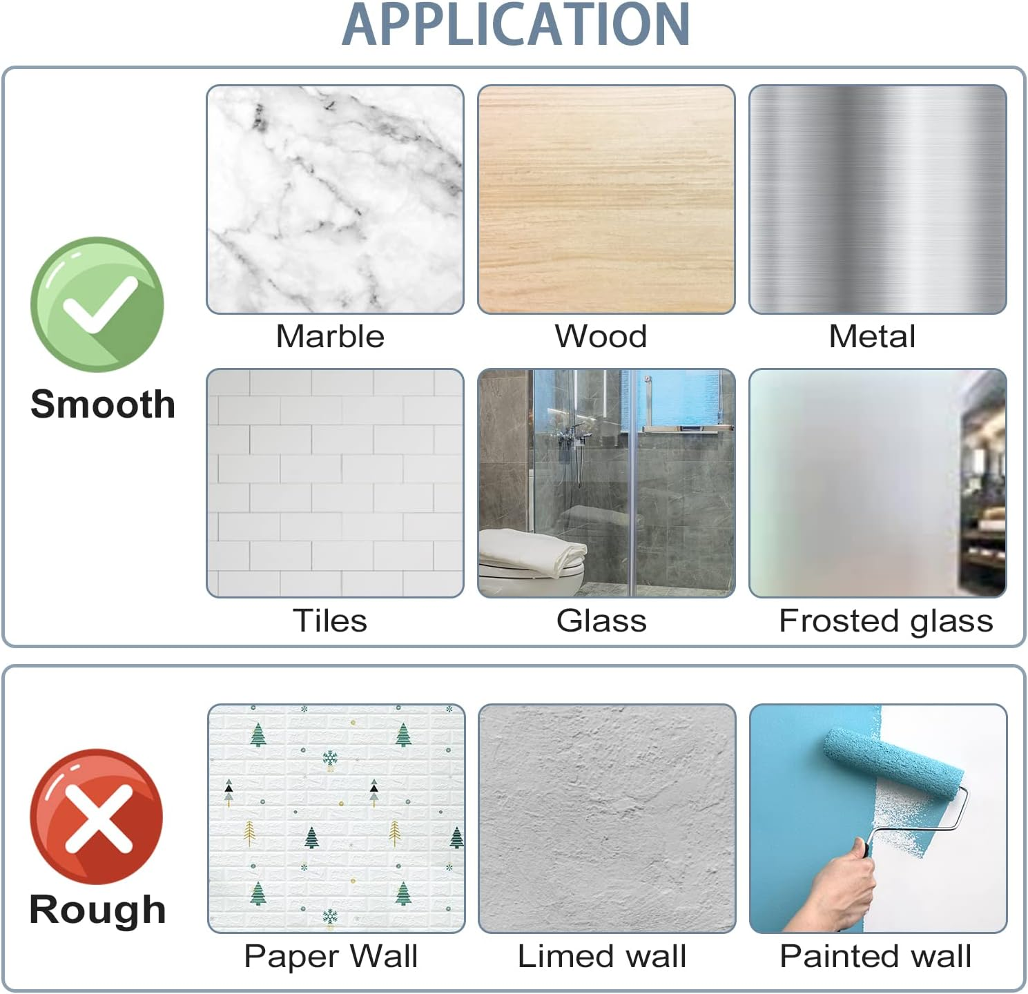 Boperzi Shower Caddy Black Bathroom Organiser - Stainless Steel Wall Shelf Storage Rack Rustproof Wall Mounted No Drilling Holder for Kitchen Storage & Organisation with Hooks, Adhesive Pad, 2 Pack image number 6