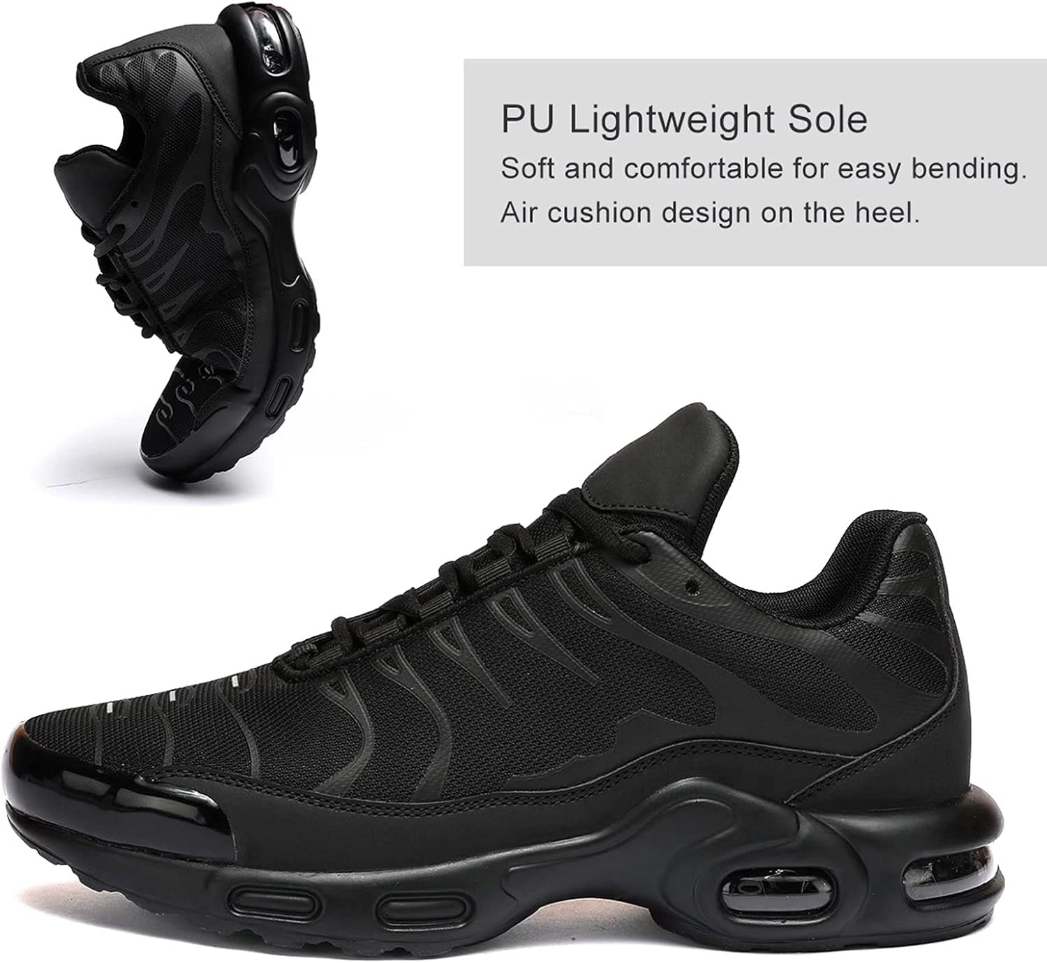 Mens Trainers Running Fashion Shoes Air Cushion Casual Sneakers Walking Tennis Gym Athletic Sports