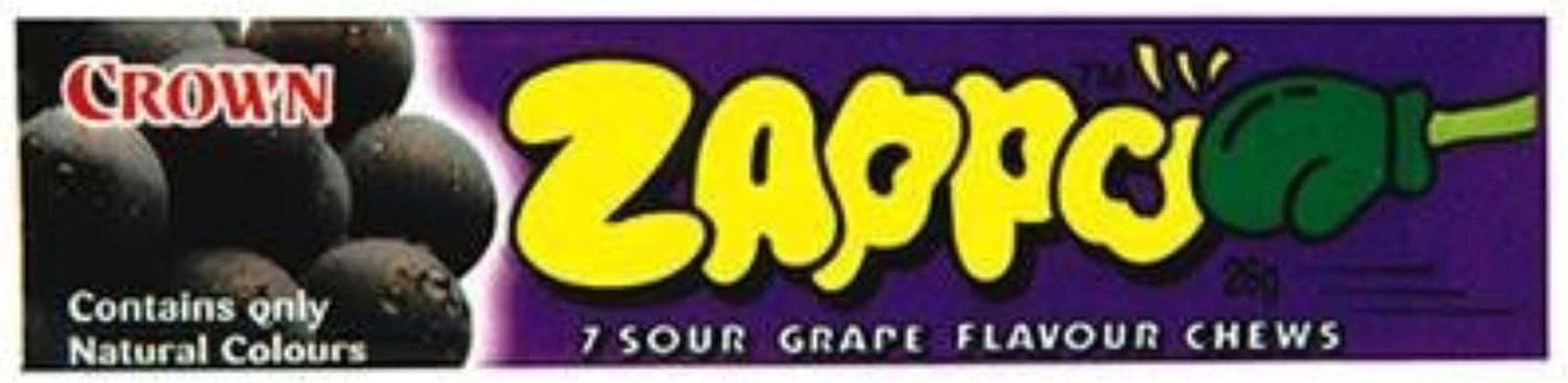 Zappo Grape Flavour Chews, 60 X 26 Grams