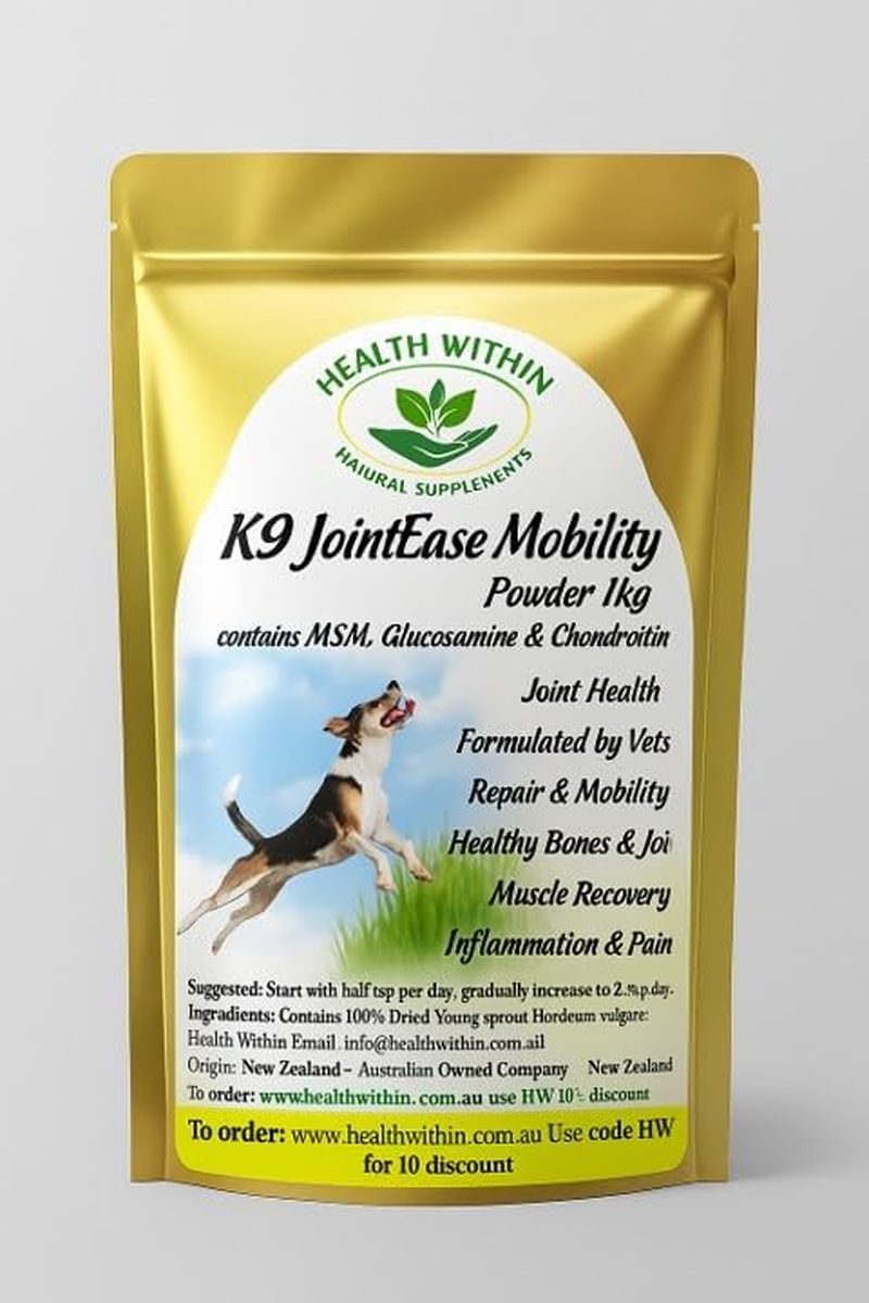 Canine MSM Chondroitin Glucosamine Powder Dog Joint Arthritis Dysplasia (1000Gm)