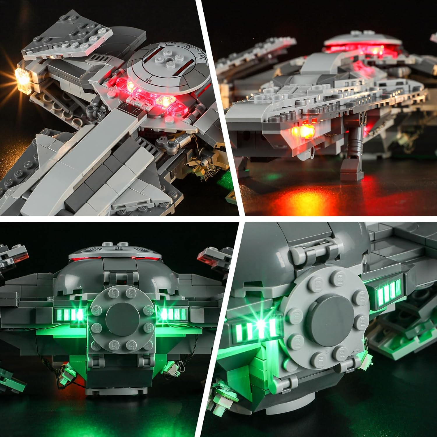 BRIKSMAX Led Lighting Kit for -75383 Darth Maul'S Sith Infiltrator - Compatible with  Star Wars Building Set- Not Include  Set