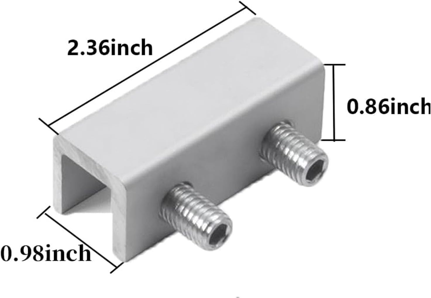 4 Sets Sliding Window Locks,Window Security Lock with Key,Adjustable Security Window Lock,Security Aluminum Door Lock,For Vertical Horizontal Sliding Windows Doors, Adjustable Window Locks image number 4