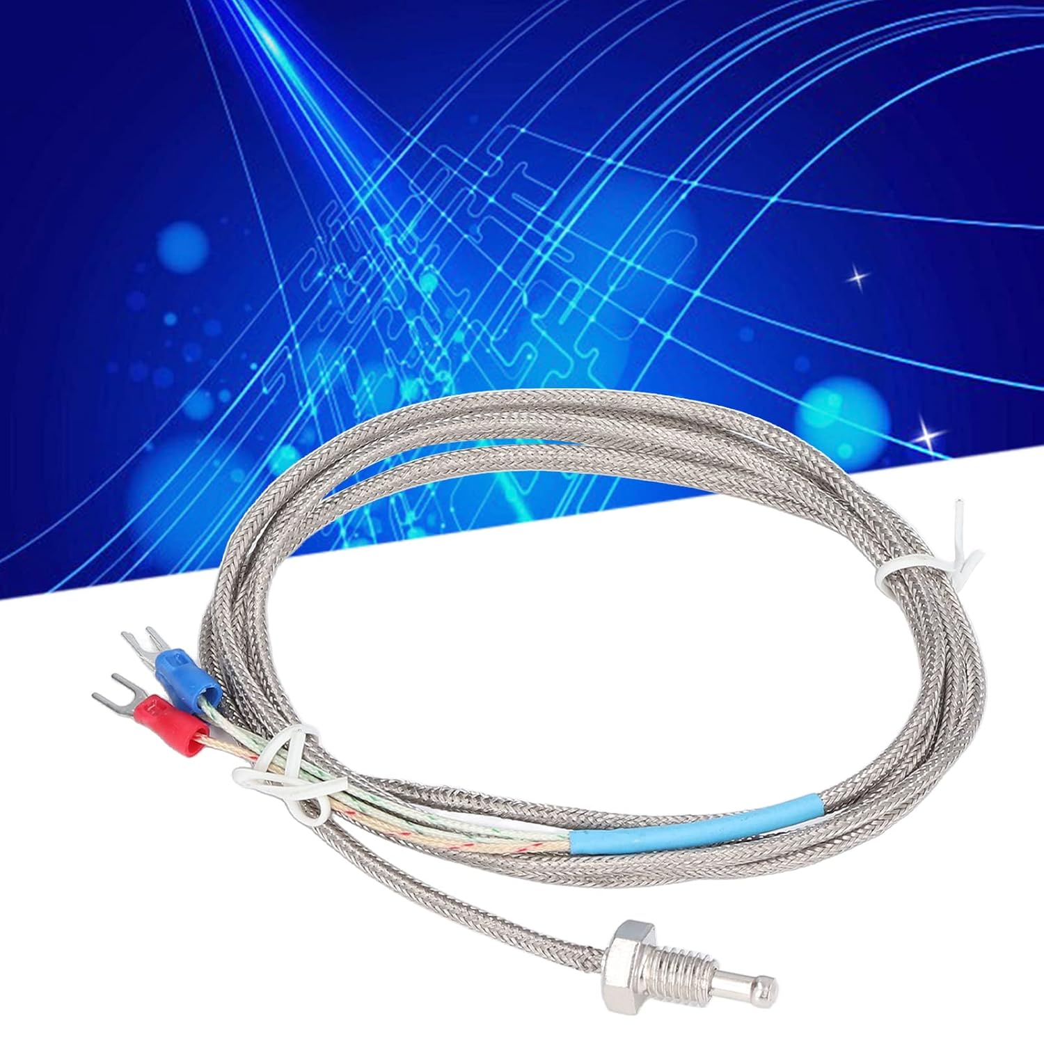 PT100 Thermocouple Temperature Sensor for Industrial Use ?200?450℃ with Secure Connection and Shielding image number 1