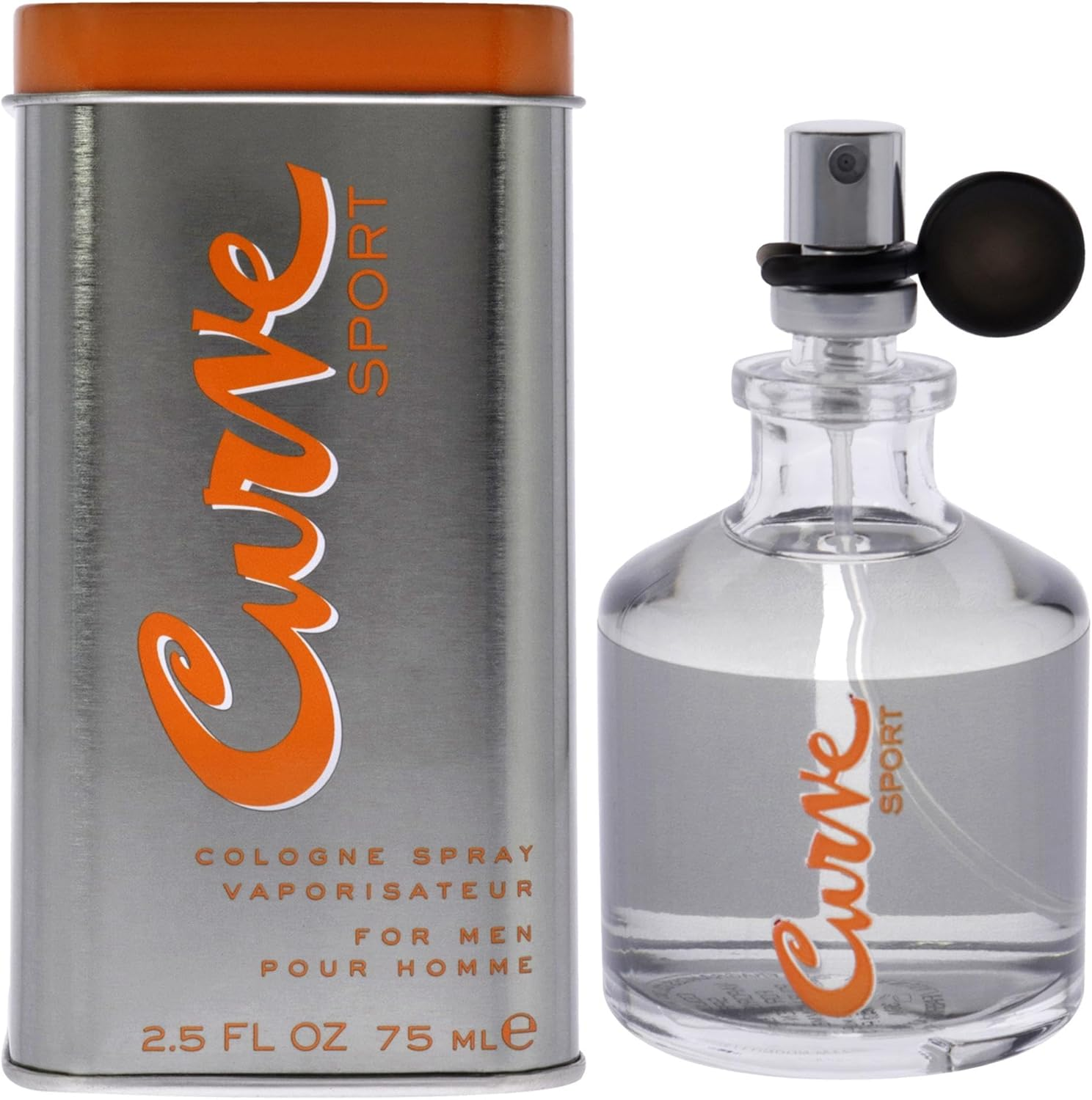 Liz Claiborne Curve Sport for Men by Liz Claiborne Cologne Spray 2.5 Oz, 75 Ml