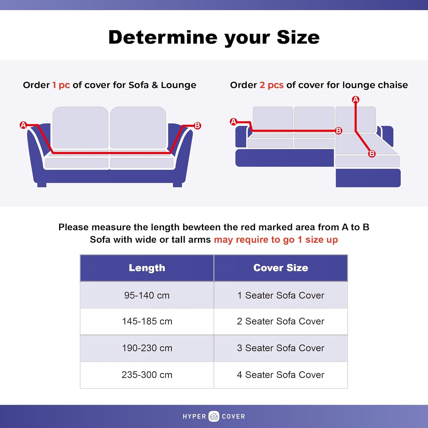 Plain Colour Sofa Cover (Black, 1 Seater) - Highly Stretchable 3 Seater Couch Cover, L Shape Lounge Protector, Durable and Stylish Sofa Covers for Living Room image number 4