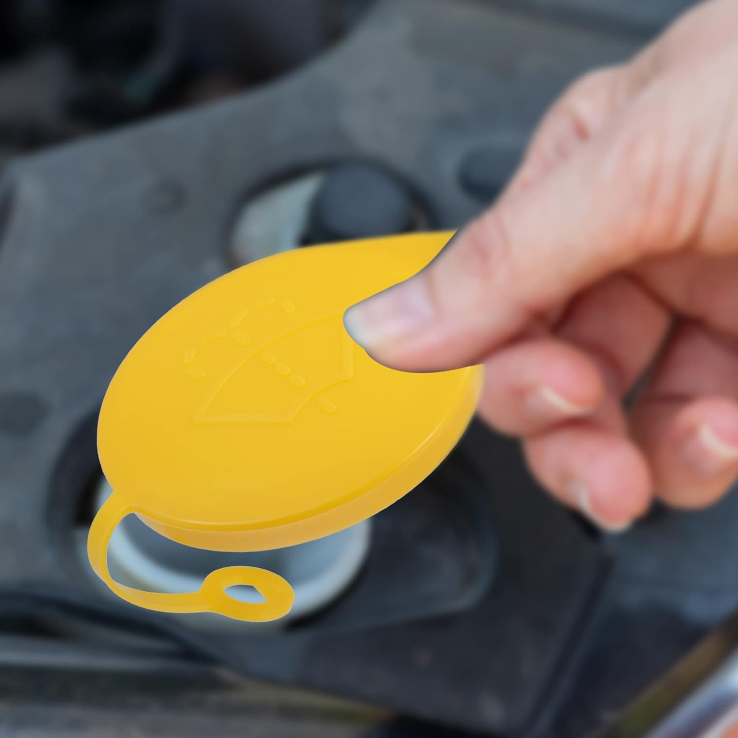 ACROPIX Windshield Washer Fluid Reservoir Bottle Tank Cap Fit for Subaru Impreza - Pack of 1 Yellow