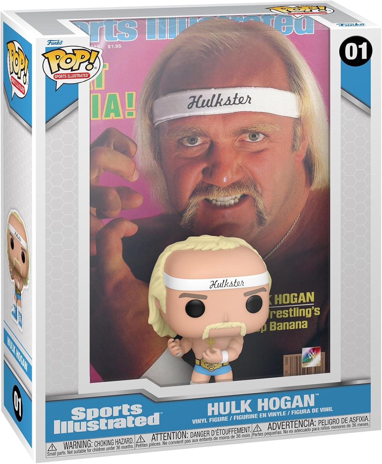 FUNKO POP! SPORTS ILLUSTRATED COVER: WWE - Hulkster image number 5