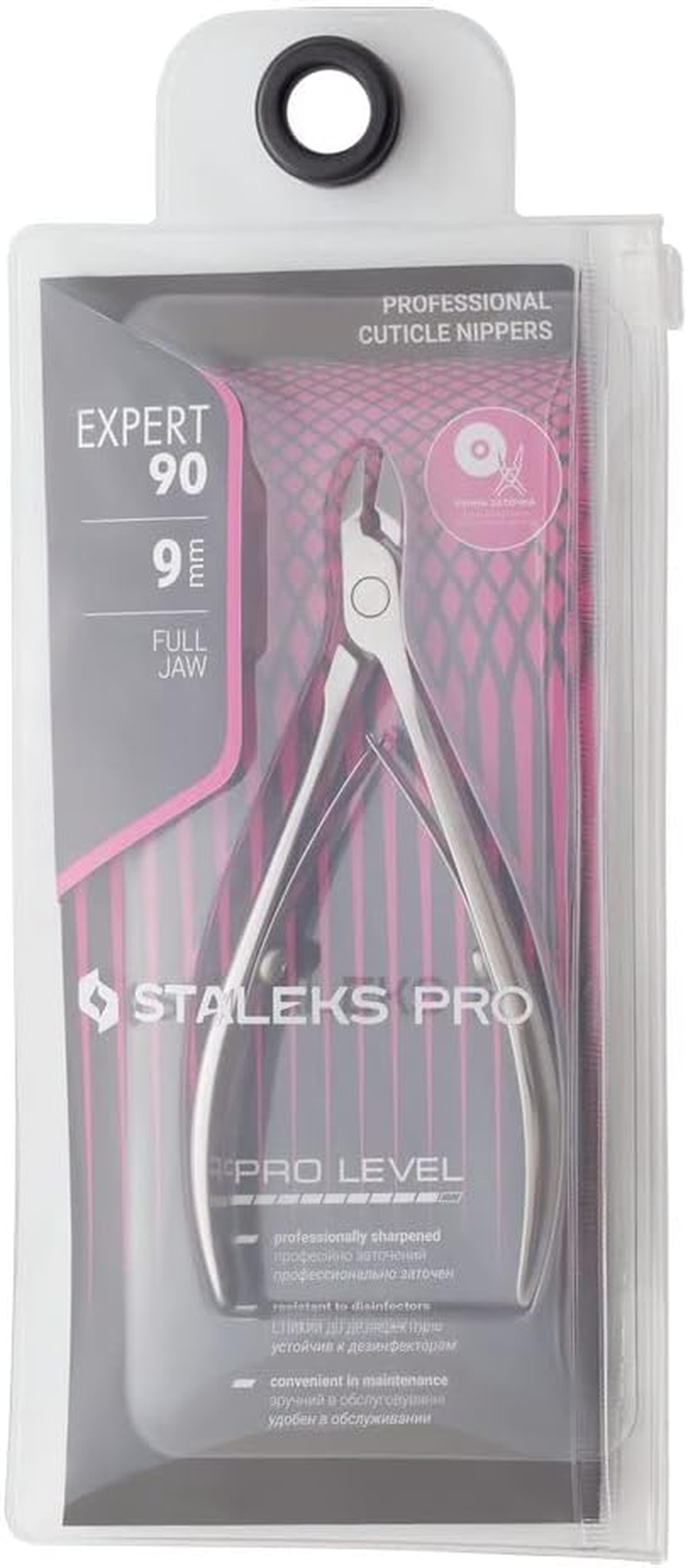 Staleks Pro Expert 90 Full Jaw 9Mm Professional Cuticle Nippers - Model NE-90-9 image number 1