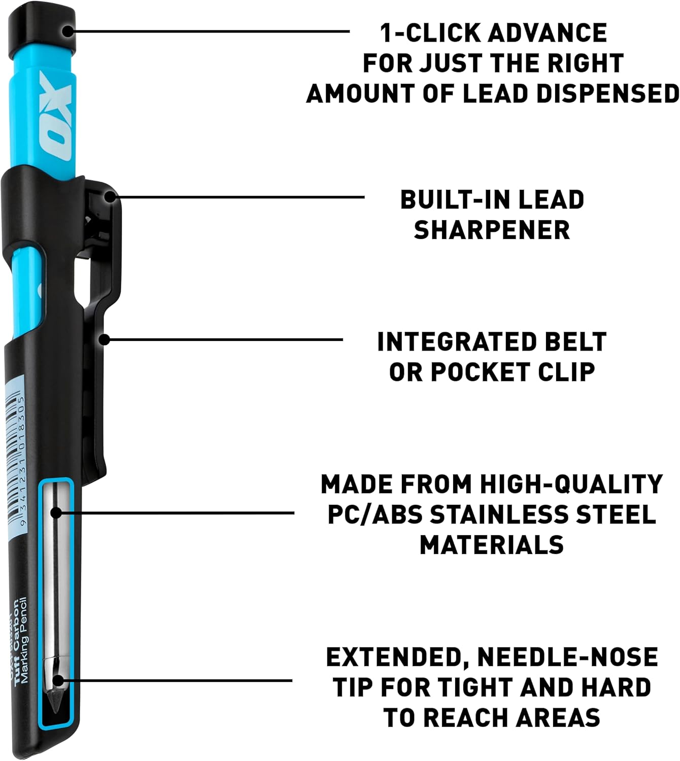 Ox Tuff Carbon Marking Pencil image number 2
