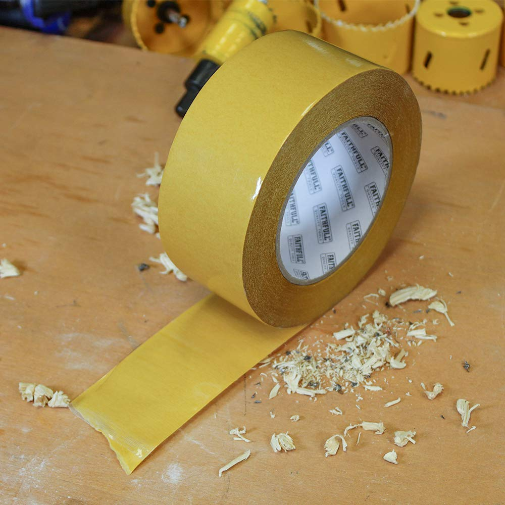 Faithfull TAPEDS Double Sided Tape Heavy-Duty 50Mm X 25M image number 3