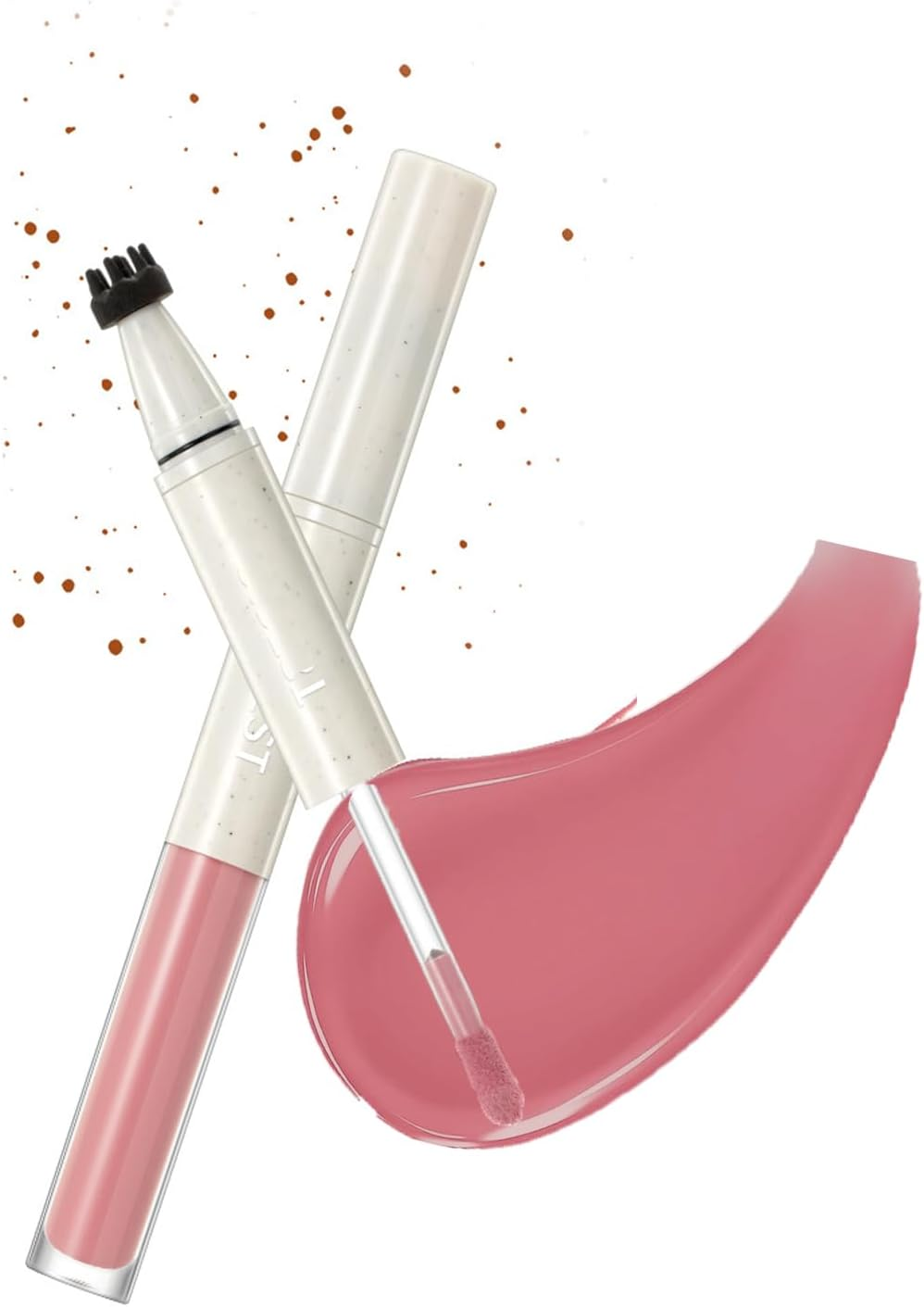 2 in 1 Liquid Blush & Freckle Pen - Waterproof & Long Lasting Buildable Cream Blusher Stick for Cheeks & Realistic Fake Freckles Natural Sun Kissed Makeup Look