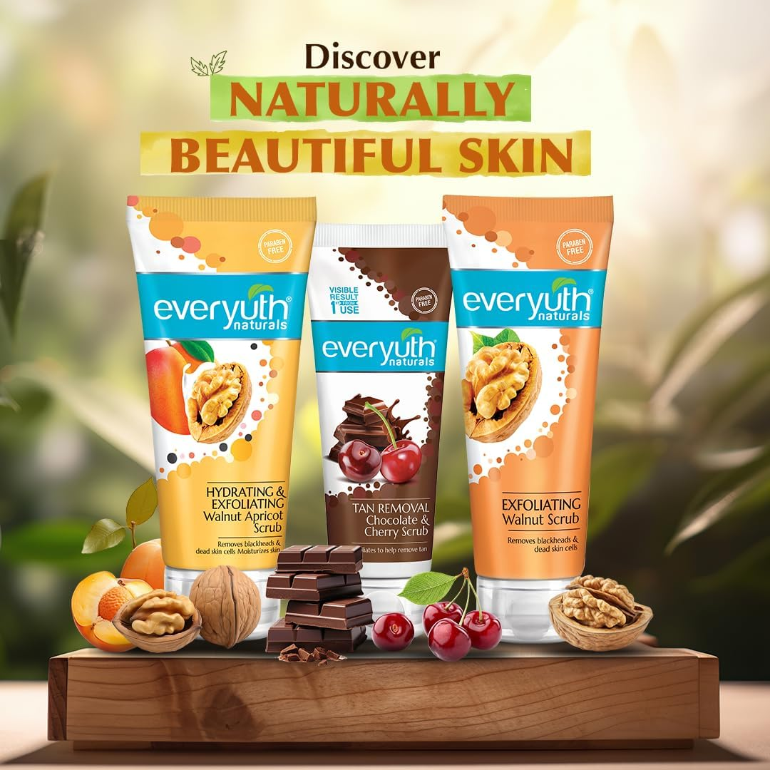 Walnut Exfoliating Scrub Nano Multi-Vita & Walnut Shell Particles (100G) image number 3