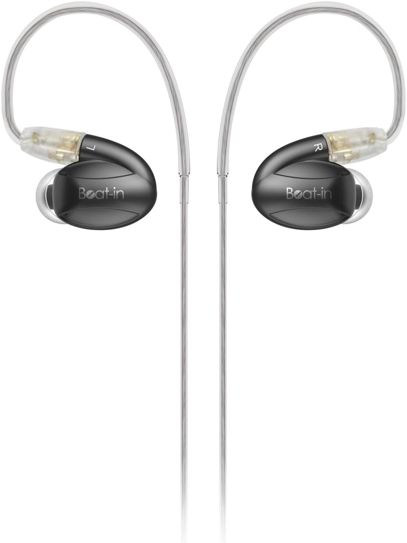 Beat-In Hybrid Earphones, Hybrid BI10113, Gray, Compatible with High Resolution Sound Sources, In-Ear Type MMCX
