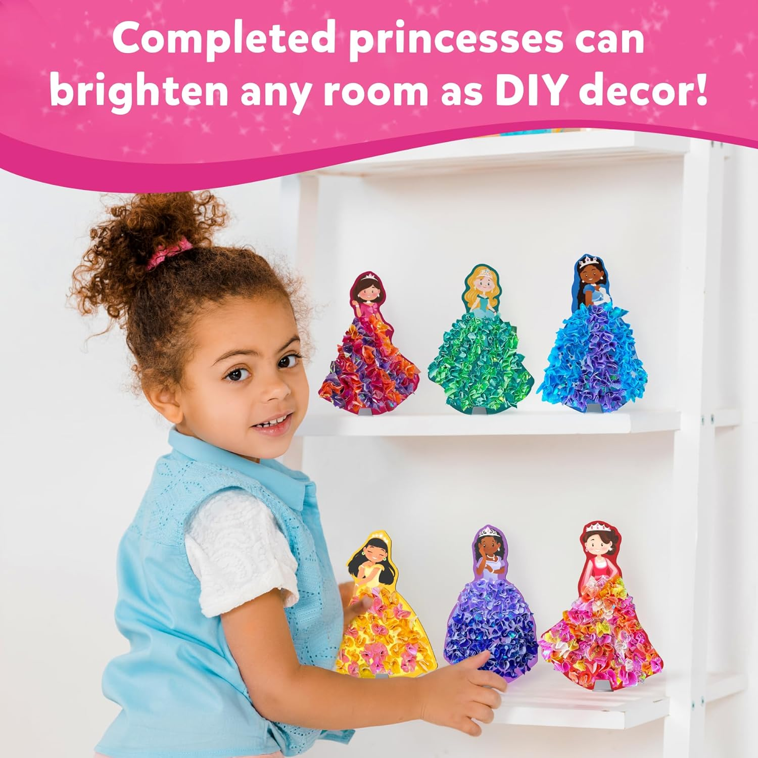 Skillmatics Poke-In Art - Magical Princesses, Mess-Free Fun for Kids, DIY Craft Kits, Creative Activity, Gifts for Girls & Boys Ages 4, 5, 6, 7, 8, 9 image number 5