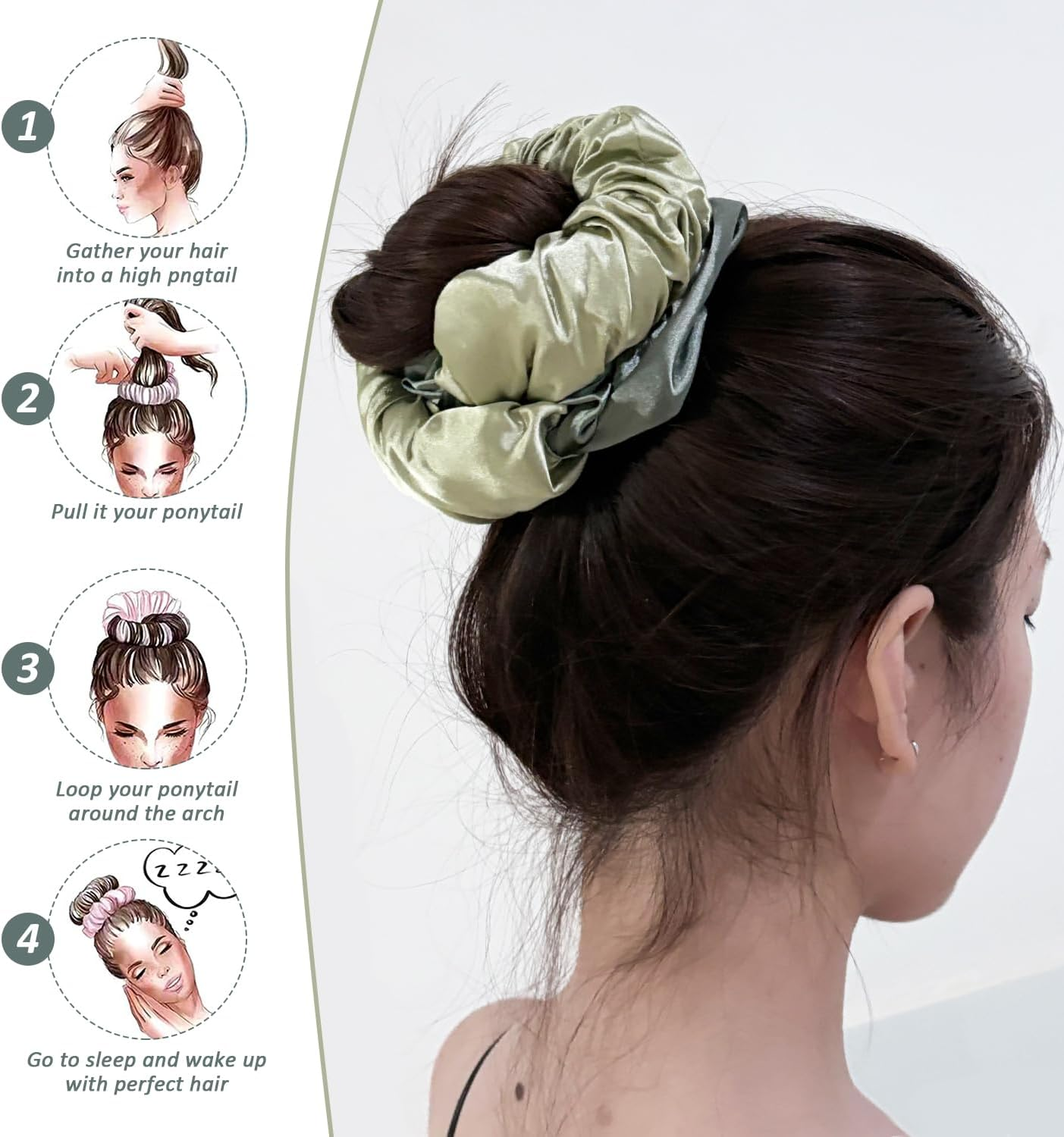 2 Piece Hairpin Portable Hair Pin Hair Styling Tool Sleep Blocker image number 5