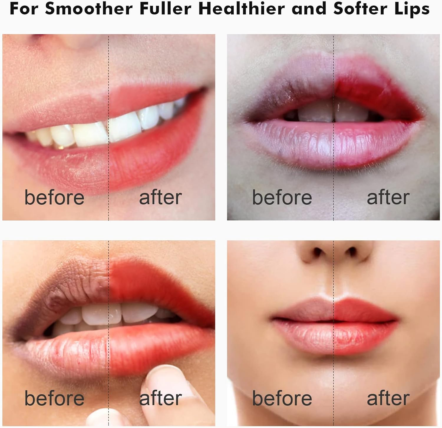 Lip Scrub Tool Silicone Lip Brush Exfoliating Double-Sided Lip Scrubber Tool for a Smoother and Fuller Appearance,Cleaner(3 Colors,3 PCS) image number 4