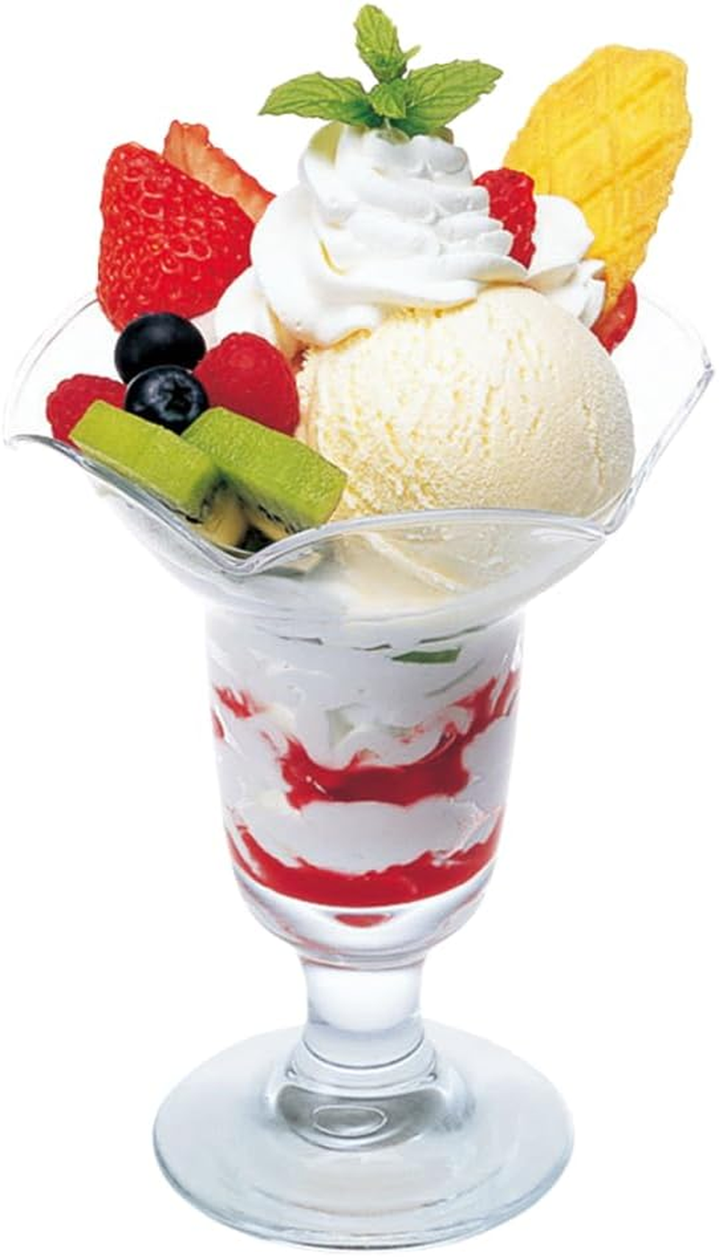 Toyo Sasaki Glass Parfait Glass Pull Ace Parfait Parfait Made in Japan Dishwasher Safe Sunday Dessert Glass with Feet 35802 image number 4